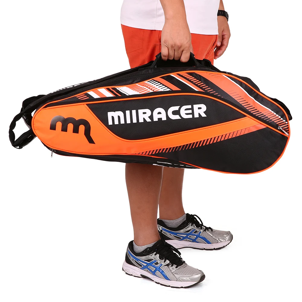 tennis racquet bag with shoe compartment