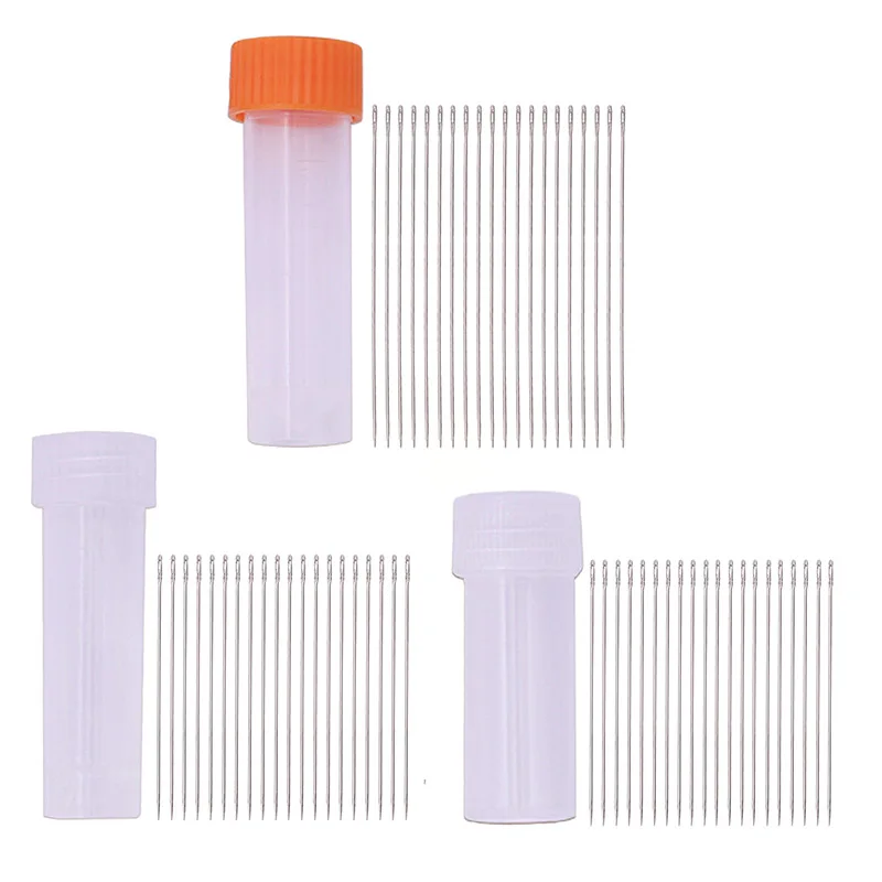 

20pcs/lot 32/40/48mm bead needles sewing Needles for beads embroidery Tool DIY alloy needlewor