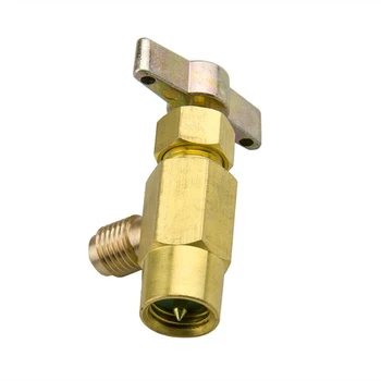 

1 Pc Pratical Bottle Opener R-134a R-134 AC DV-134 Brass Refrigerant CAN TAP Opener Valve 1/2\" ACME Adapter