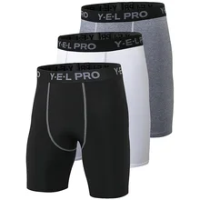 YD US местная 3 шт быстросохнущие спортивные Кроссфит мужские футбольные брюки для бега компрессионные обтягивающие шорты для бега