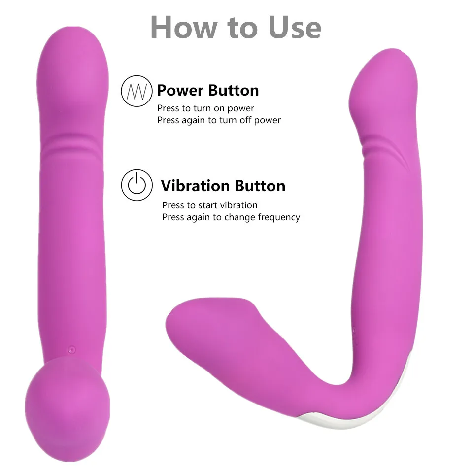 Strapon Dildo Vibrators for Women Remote Control G-spot Vibration Lesbian Double Ended Dildo Toys for Adult Sex Toys for Woman 4