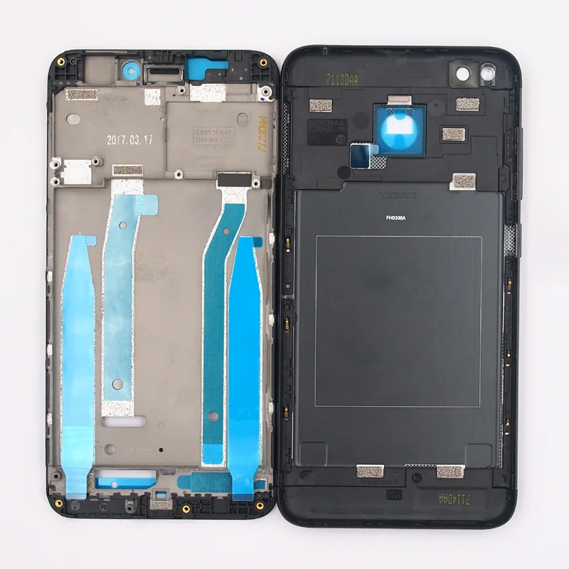 BaanSam ЖК передняя панель батарея Дверь задняя чехол для Xiaomi Redmi 4X5 дюймов с кнопками громкости питания