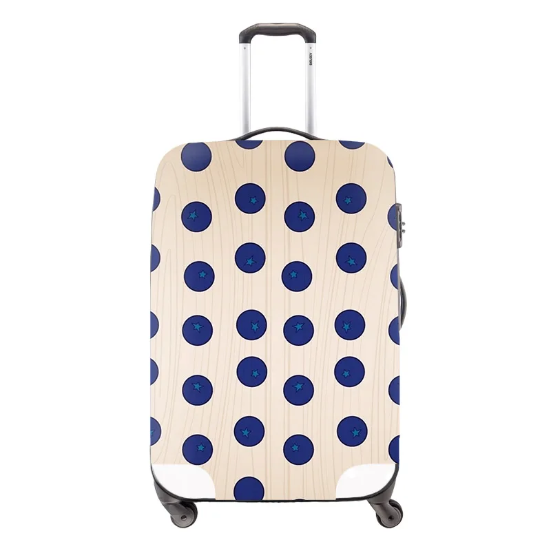 Модные 3D красочные точки печати водонепроницаемый багажный Защитный Чехол чемодан чехол для 18-30 дюймов Дорожный Чехол для девочек Maleta Viaje - Цвет: Розовый