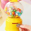Cute Sweets Mini Candy Machine Creative Bubble Gumball Machine Dispenser Coin Bank Kids Toy Children Gift Candy Dispenser 5