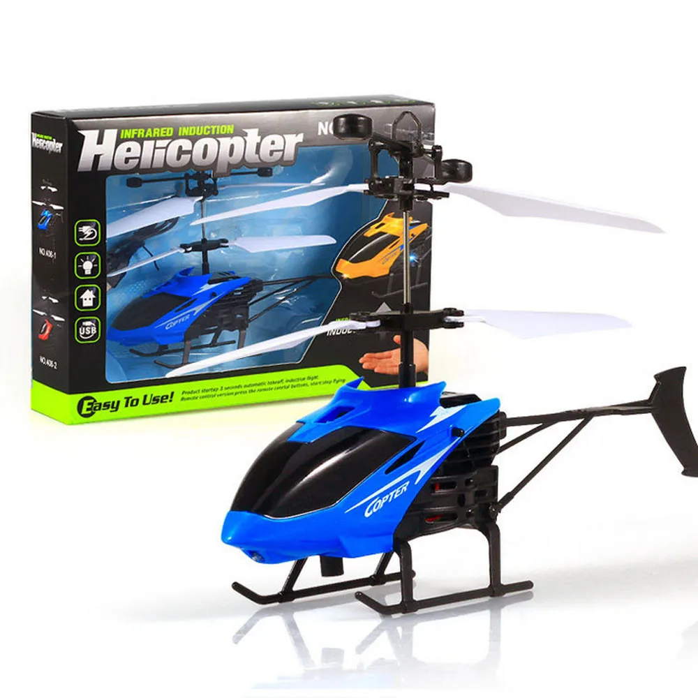 

Portable automatic remote control aircraft Flying Mini RC Infraed Induction Helicopter Aircraft Flashing Light Toys For Kid