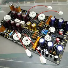 HiFi Audiophile Hi-End стерео 12AU7 вакуумный ламповый усилитель для наушников PCB плата DIY Kit