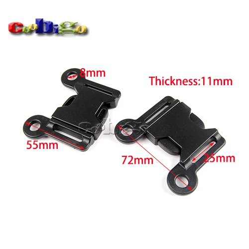 1/"Woven Tape Sewing Side Release Buckle for Backpack Straps Multifunction Detach