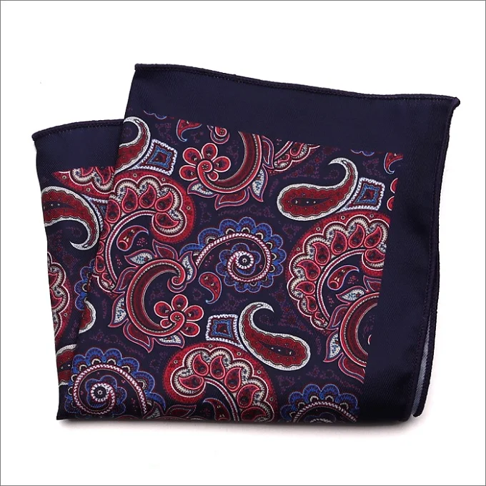 MPK-037pocket square Портной Смит дизайнер Карманный квадратный модный платок Пейсли Цветочный плед Stye Hanky 9 цветов на выбор - Цвет: MPK-037pocket square