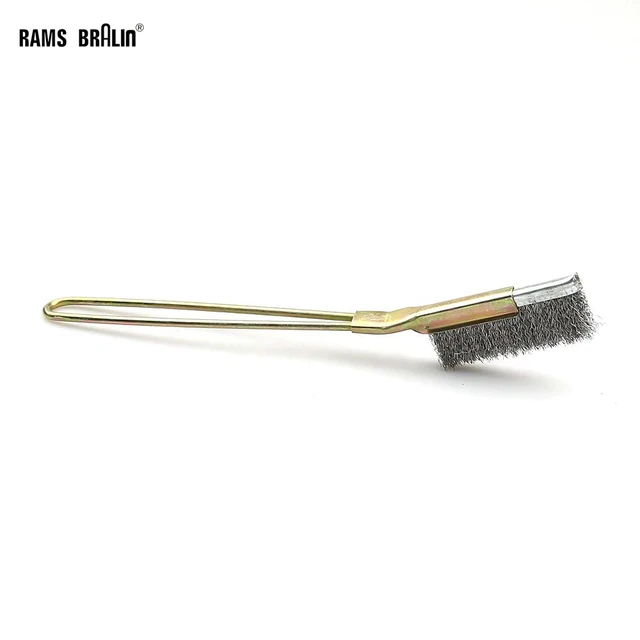 Hand Stainless Steel Wire Brush for Slot Groove Cleaning Derusting