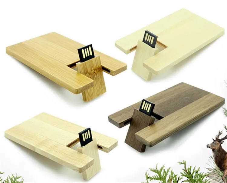 

Custom LOGO Wooden Card USB flash drive 64GB Maple wood memory stick pen drives 32GB pendrive disk 4GB 8GB 16GB Usb drive gifts