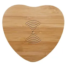 Беспроводное зарядное устройство деревянный Qi зарядный коврик деревянная Быстрая зарядка для iPhone X 8/8 Plus, iPhone X, samsung Note Galaxy S8 S9 S7 S6