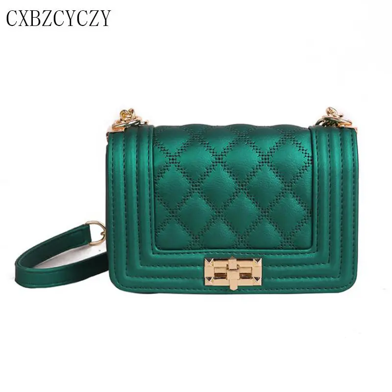 

2017 Women Messenger Bags Luxury handbag Famous Brand Women Lattice Bags Designer Crossbody Bags For Women Chain Small Bolsas