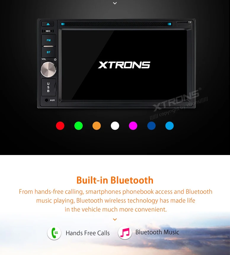 Perfect 6.2" Sensitive Touch Screen Two Din Car DVD 2 Din Car Radio Double Din Car Multimedia Player with Easy to Operate UI 6