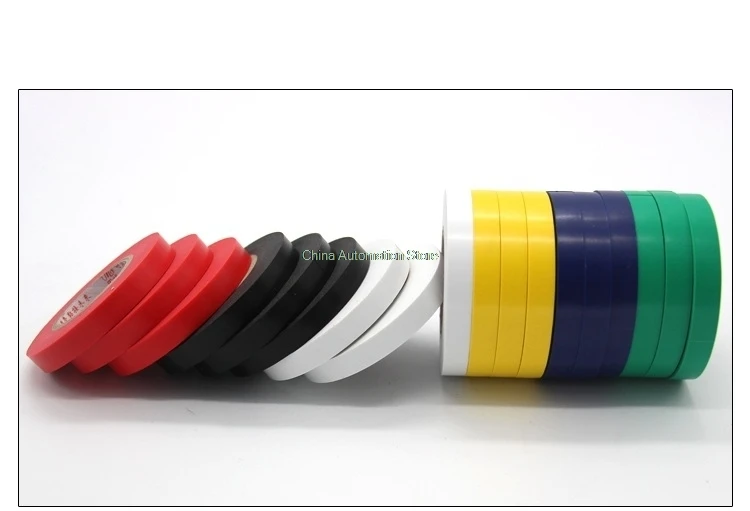 Electrical tape insulation PVC electrical 1 cm wide and 18 Meters long 6 color optional | Обустройство дома