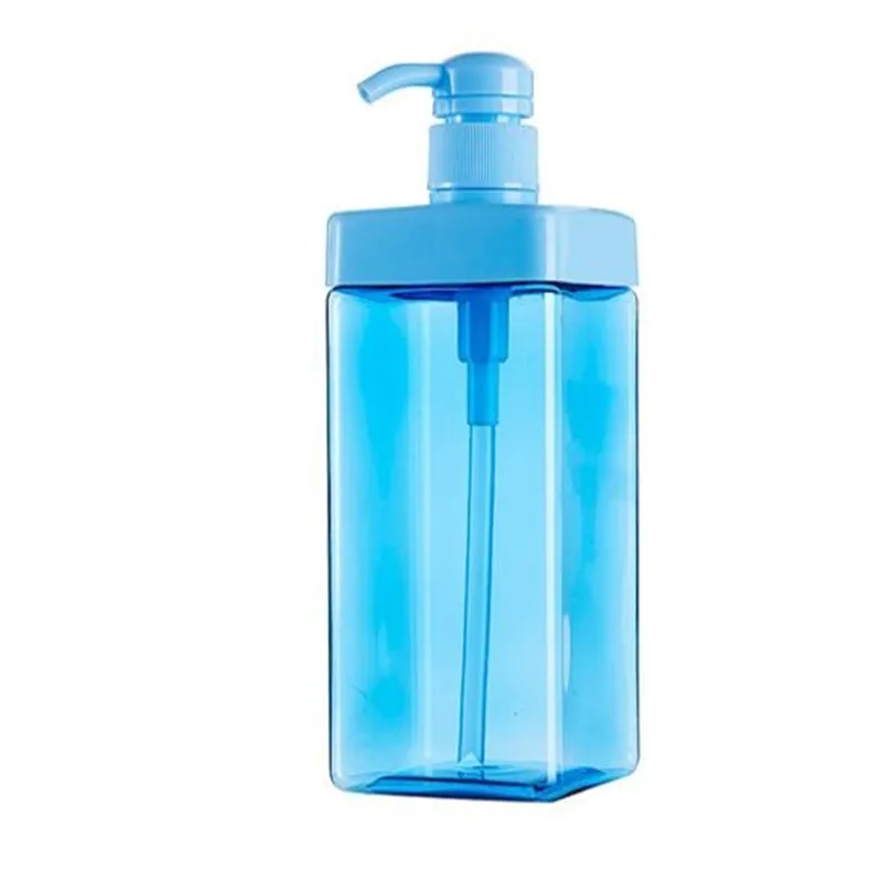 FEIGO 800 мл ванная комната прозрачный пластиковый спрей бутылка для воды может демонтировать насос головка пустая бутылка для жидкости принадлежности для ванной комнаты F534 - Цвет: F534 blue
