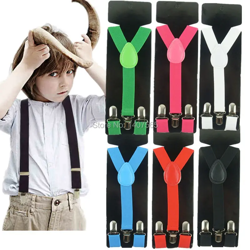 

Fashion bulk colorful Children/Kids/boy/baby braces adjustable Clip-on Y-back suspenders and toddler suspenders