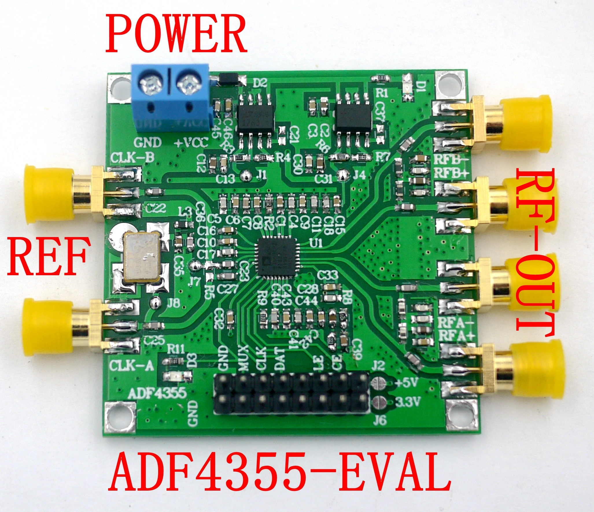 ADF4355 поддерживает официальную конфигурацию сетевого местоположения фазовый