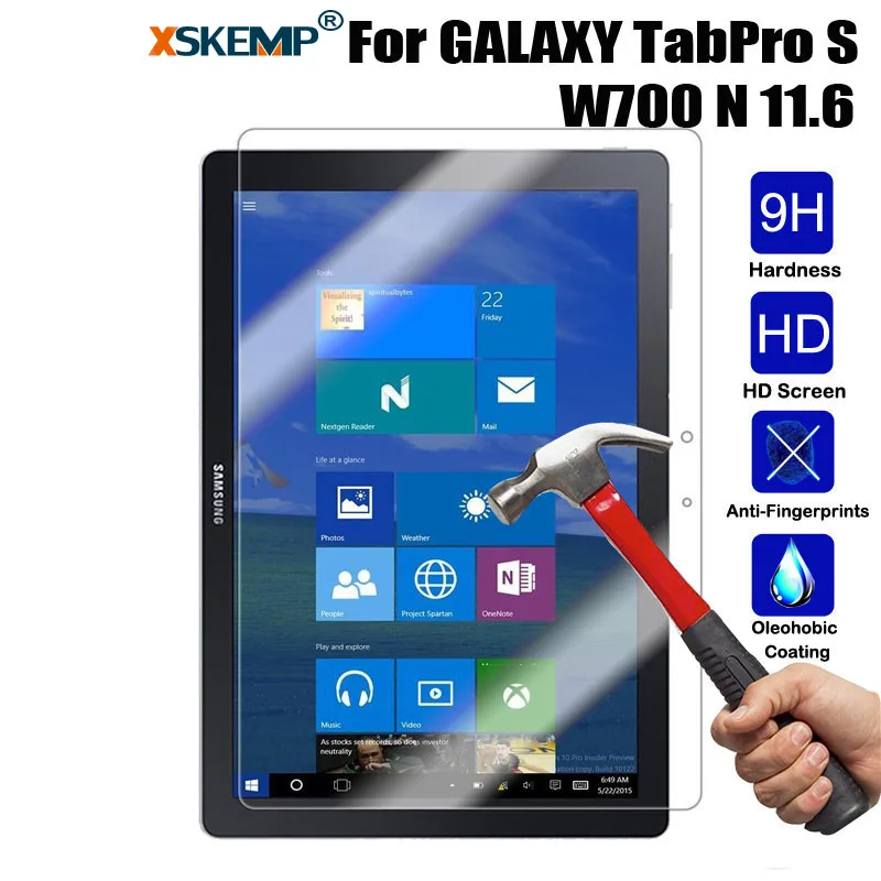 XSKEMP Защитная пленка для экрана из закаленного стекла Samsung GALAXY TabPro S W700 N 11 6