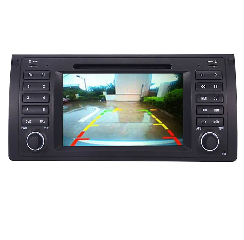 Clearance Original UI 7" Car DVD GPS For BMW E39 X5 E53 With GPS Bluetooth Radio RDS USB SD Steering wheel control Free Camera 2