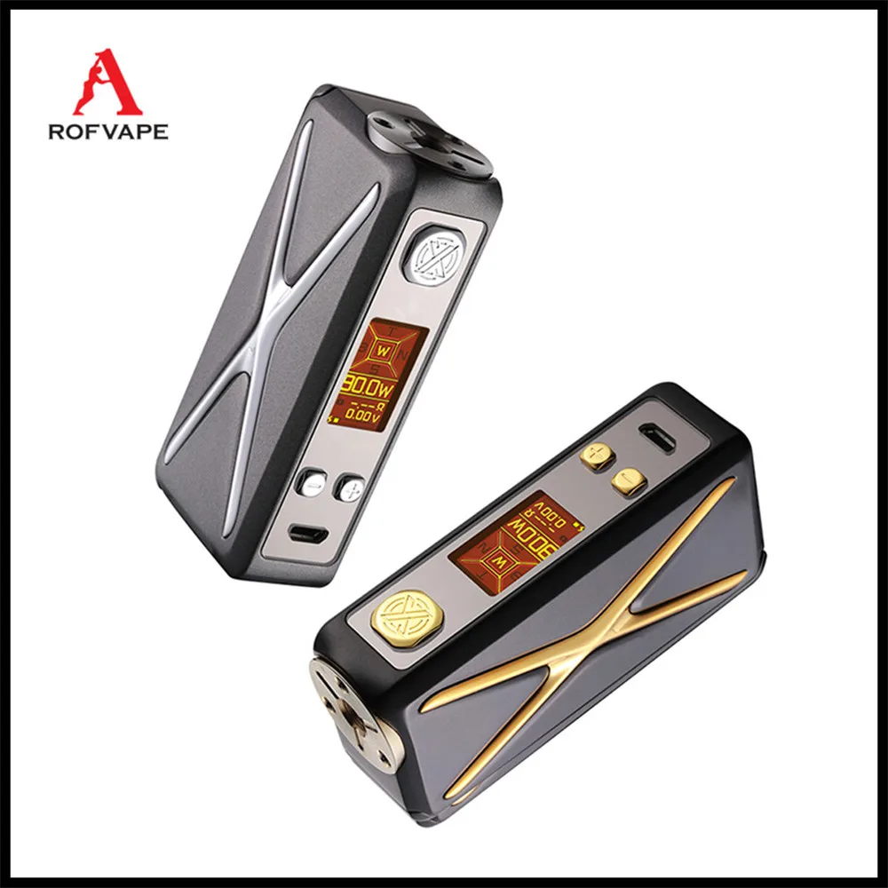 

Rofvape XER 90W Electronic Cigarette Box Mod Fit 510 RDTA Atomizer Tank EXR Vape Battery