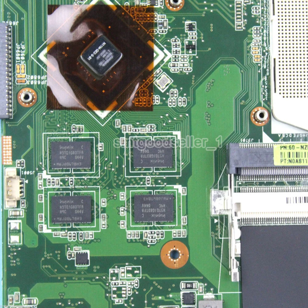 K52JC материнская плата 2 GT310M 1 ГБ для For Asus K52JR ноутбука Материнская Тест 100% ОК|motherboard