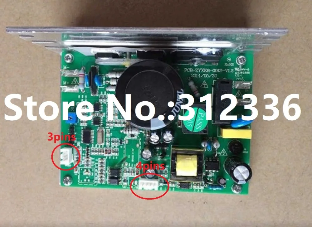 US $119.68 Free Ship ZYXK6 ZYXK9 Magnetic Speed Light Speed Treadmill Circuit Board Motherboard Driver Control PCBZYXK60012V12