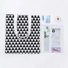 KANDRA Geometric Canvas Tote Bag Japanese Shoulder Tote Bags Reusable Linen Grocery Lifestyle Women Shopping Bag 2019