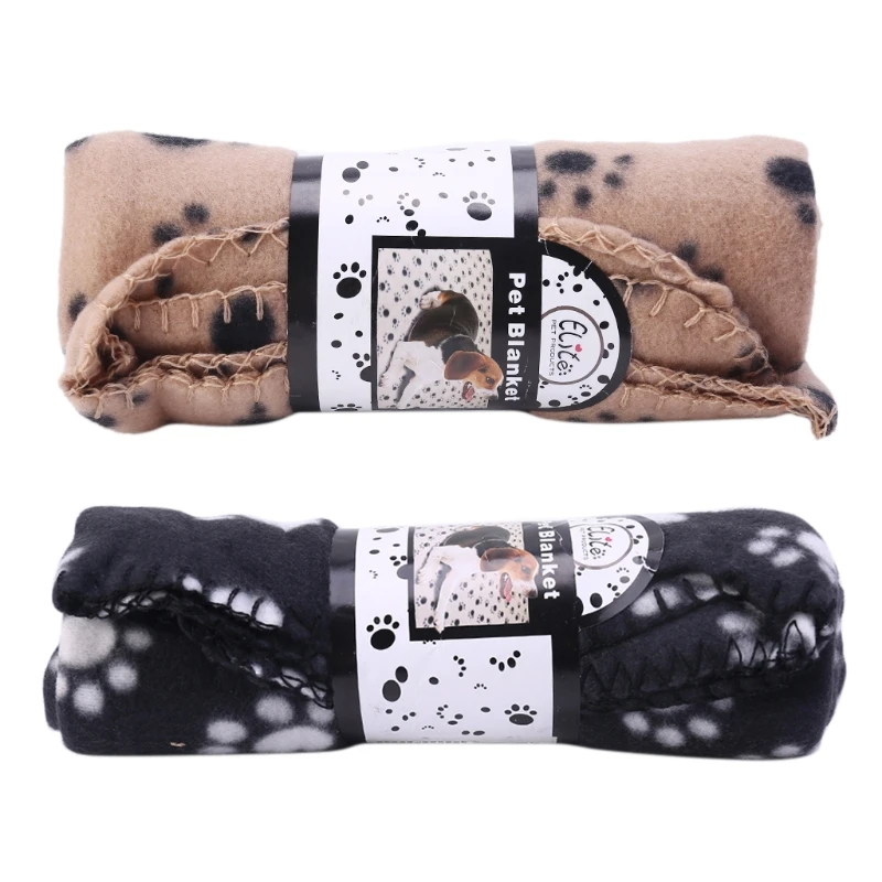 Soft Fleece Puppy Dog Cat Sleep Blanket Pet Kennel Cover Cushionl With