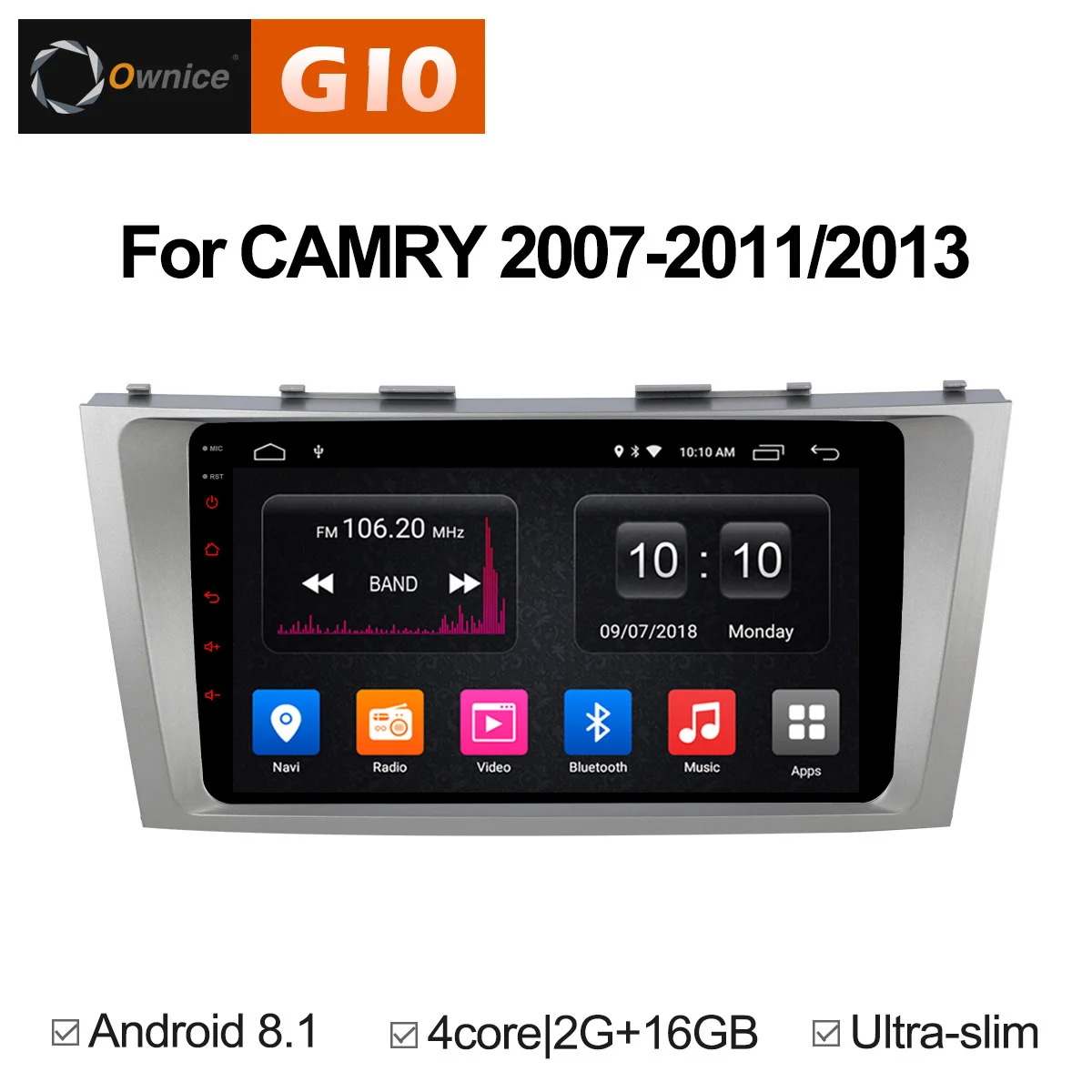Ownice C500 + G10 2 Din Android 8 1 Car Audio Dvd плеер для Toyota Camry 2007 2011 2013 авто радио мультимедиа gps