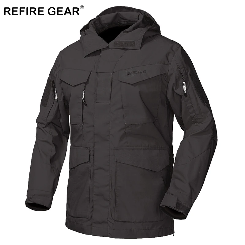 Куртка ReFire Gear M65 Мужская тактическая с капюшоном уличная ветрозащитная ветровка