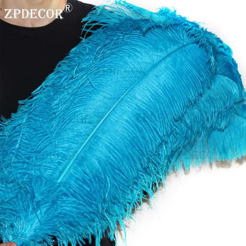 28~ 30 дюймов 70-75 см Супер страусиные перья или высококачественное перо - Цвет: Синий