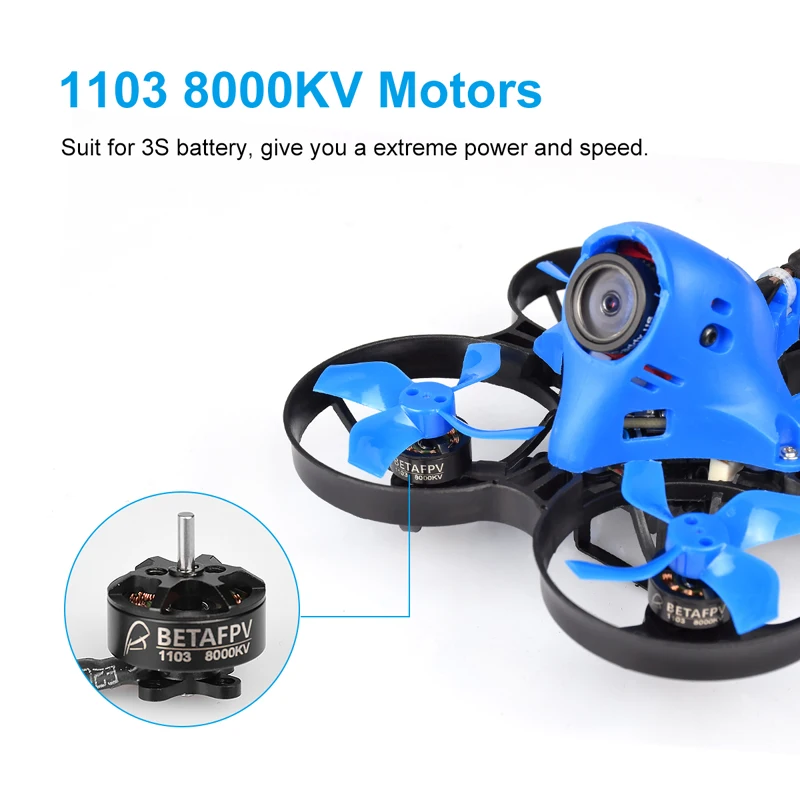  BETAFPV Beta75X HD Brushless Whoop Drone 3S Quadcopter con F4 2-4S AIO di 12A Tartaruga V2 Macchina
