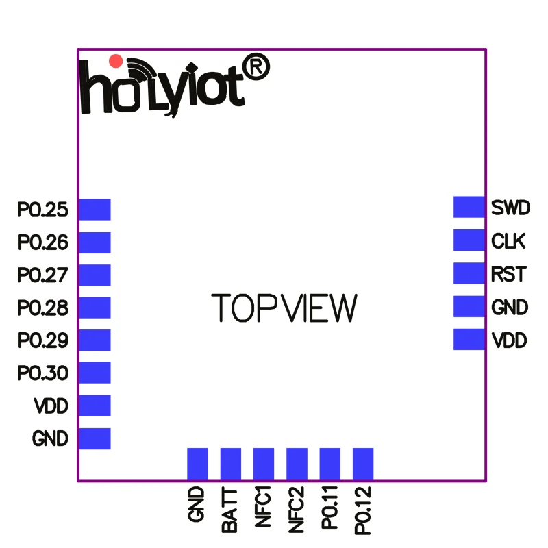 9 осевой акселерометр датчик, датчик движения holiiot nRF52832+ MPU9250 BLE 5,0