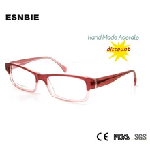 ESNBIE дизайнерские очки оправа для женщин Дешевые ацетатные ручной работы Рецептурные очки модная оправа для очков женские