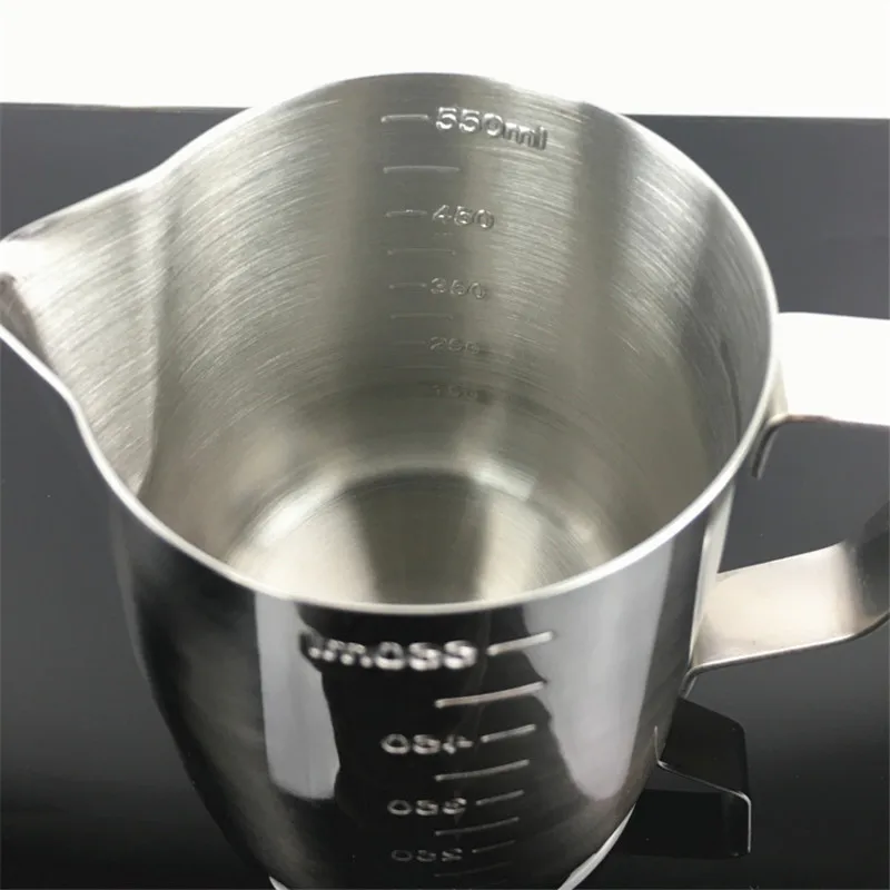 Кувшин для кофе эспрессо взбивания молока из нержавеющей стали 350/600/1000