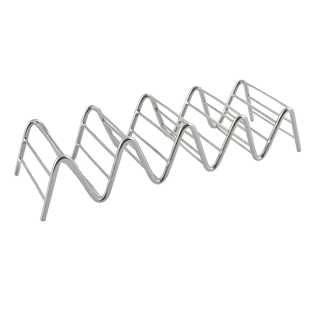 Taco Server Taco Holder Hot Dog Holder Stand Taco Display Rack 4~ 5 Slot