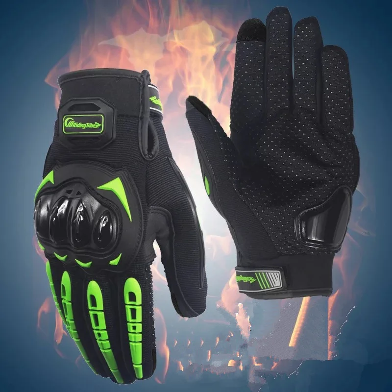 

For KTM Suzuki Kawasaki Motorcycle Gloves Gants Moto Luvas Motocross Leather Motorbike Guantes Moto racing gloves Summer Winter