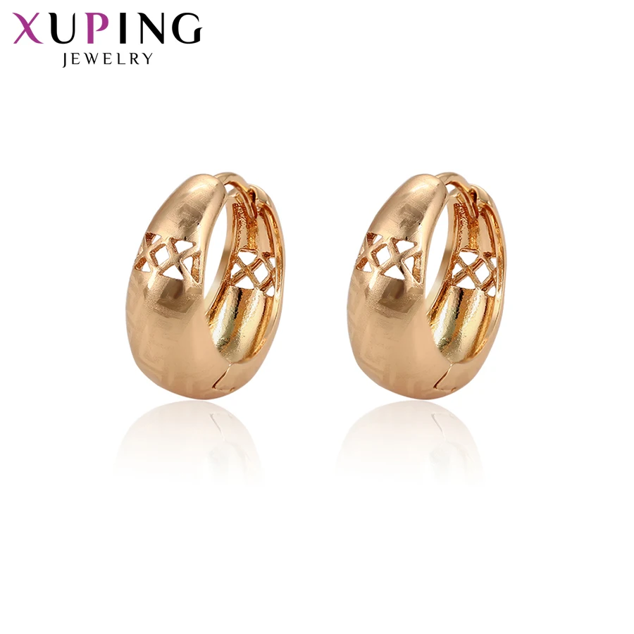 

Xuping Classic Simplicity Hoop Earrings With Environmental Copper for Women Special Mother's Day Gifts Jewelry S110,2-97054