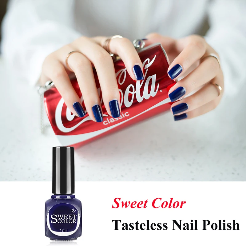 Quick Dry Nail Polish Lacquer Water Based 12ML Color Nail Lacquer Alkalescent Tasteless Long