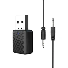Беспроводной USB v5.0 Bluetooth адаптер 3,5 мм AUX Стерео Bluetooth передатчик приемник для компьютера телефона Автомобильная передача музыки