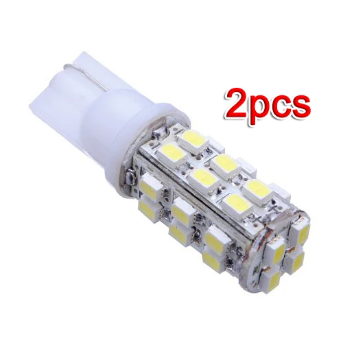 

2x T10 501 W5W 3528 SMD 28 LED Night Light Bulb Lamp Xenon White Car Auto 12V wedge ceiling lights