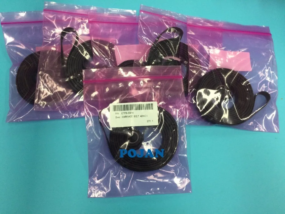 Belt Designb0 Carriage Belt Designjet 500 500 cv 510 510ps 800 800ps da Cabeça de Impressão do Transporte Blets Tinta Plotter Impressora C777060014 42 - Imagem 4