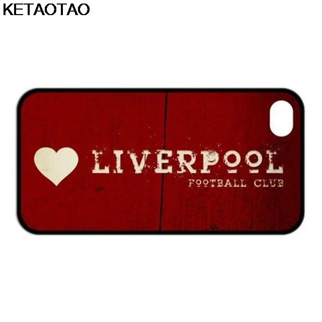 KETAOTAO I love Liverpool Ретро красные чехлы для телефонов iPhone 4S 5C 5S 6S 7 8 Plus X Samsung NOTE чехол