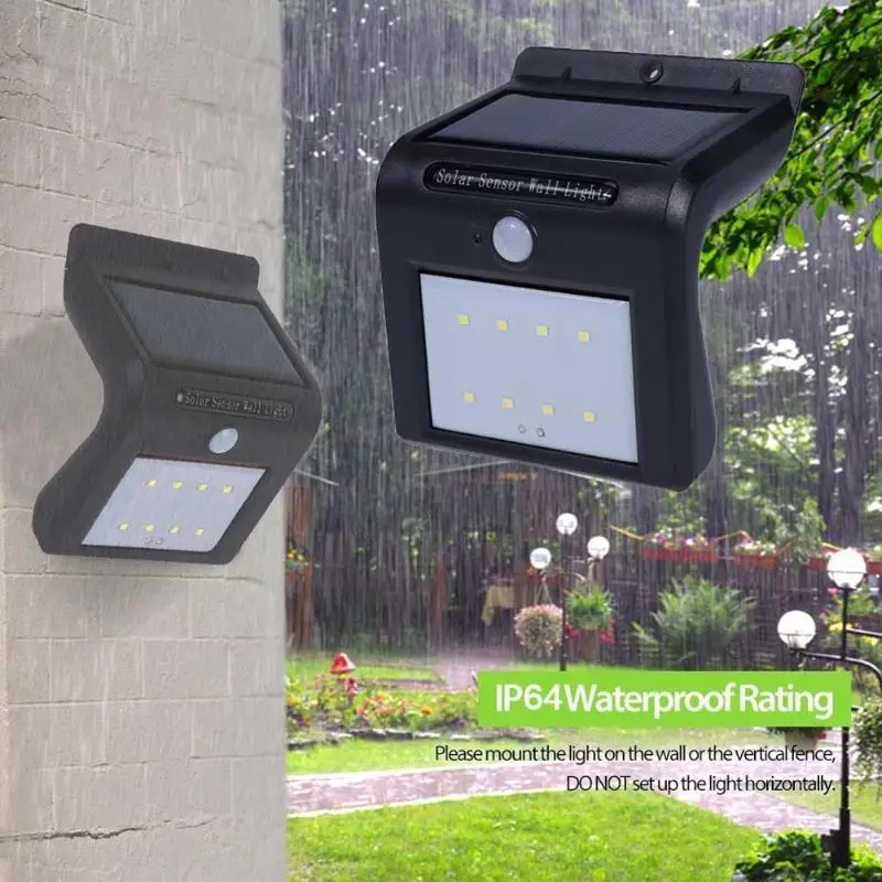 

8 LED Solar Light Outdoor Solar Powered Motion Sensor Security Wall Lights Lighting Outdoor Garden Yard Security Lamp 0.5W-1W