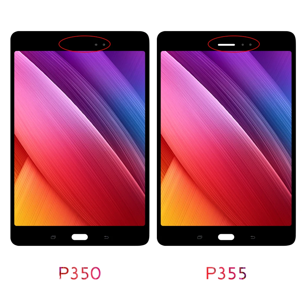 ЖК дисплей Srjtek 8 дюймов для Samsung Galaxy Tab A SM P350 P355 + цифровой преобразователь