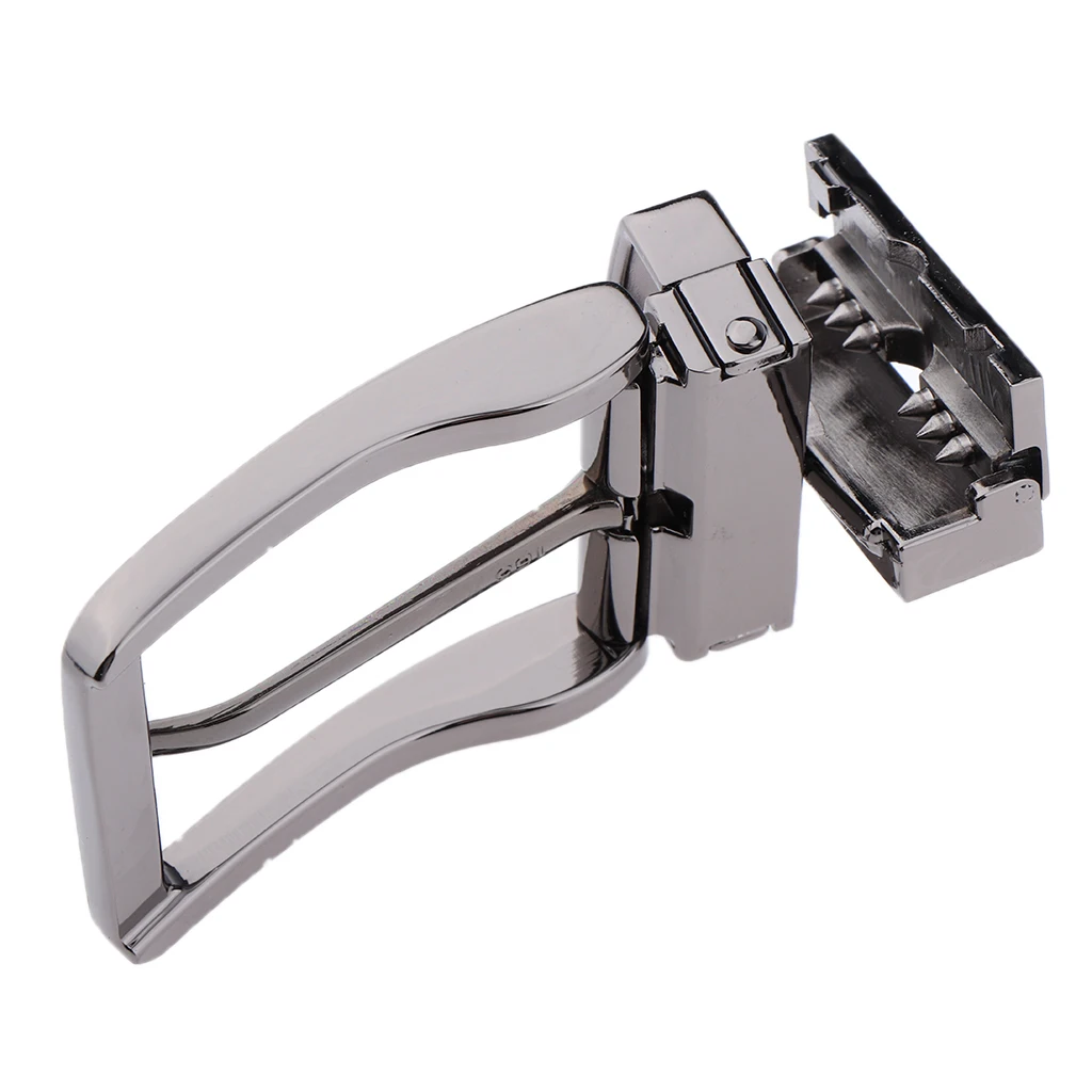 Men Metal Pin Buckle Reversible 360 Degree Rotation Cinturon Reversible Buckle Men Golden Silver Color High Quality Material