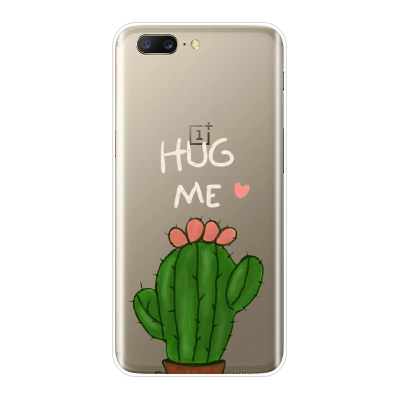 Мягкий чехол для телефона из ТПУ OnePlus 6 6T 5 5T 3 3T Силиконовая задняя крышка с