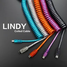 Free Shipping Mechanical Keyboard GH60 USB cable mini USB port for poker 2 GH60 keyboard kit DIY LINDY Cable wire