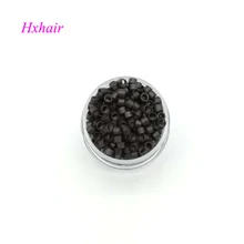 1000 шт 4,0 мм микро Алюминиевые кольца с винтом/звеньями бусины/черный D-коричневый L-коричневый блонд обёрн