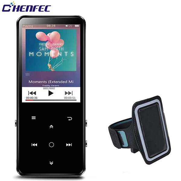 Спортивный MP3-плеер 16 Гб FM Радио Видео плеер Запись встроенный динамик Bluetooth 4,0 Mp3 музыкальный плеер Поддержка 128 ГБ SD TF карта - Цвет: C10-16G-MP3-Armband